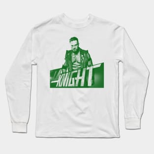 LA Knight // green solid style Long Sleeve T-Shirt